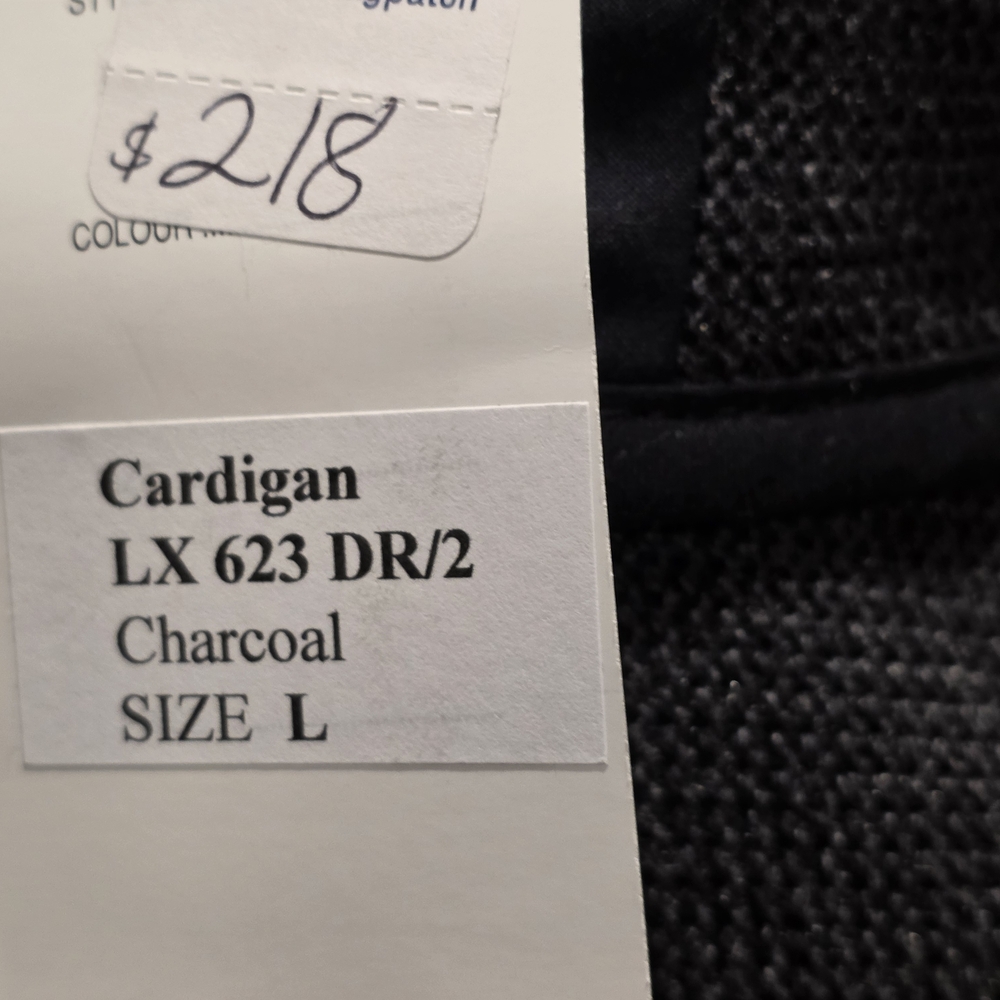 Elegant Gray Women's Blazer with Leaf Accents NWT - Picture 5 of 10
